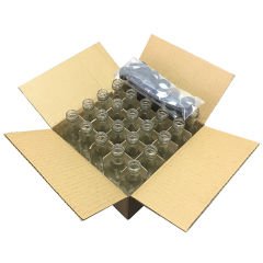 100 cc Şeffaf Maraska Kare Şişe Kapaklı (25mm)