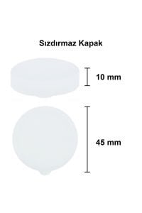 500 cc Şeffaf Süt Ayran Şişesi Kapaklı (45mm)