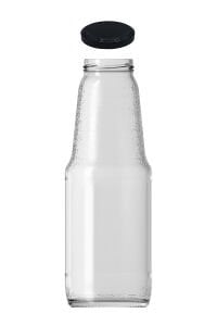 1000 cc Şeffaf Meyve Suyu Şişesi Kapaklı (53mm)
