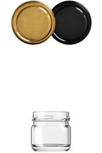 29 cc Küçük Kavanoz Metal Konserve Kapaklı (43mm)