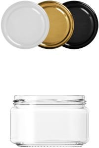 230 cc Kavanoz Metal Konserve Kapaklı (82mm)