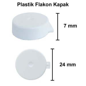25 cc Amber Ecza Penisilin Şişesi Kapaklı (20mm)