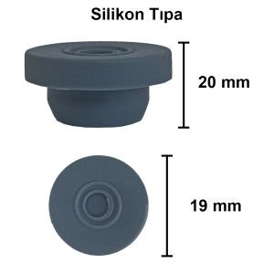 25 cc Amber Ecza Penisilin Şişesi Kapaklı (20mm)