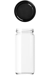 500 cc Uzun Kavanoz Metal Konserve Kapaklı (66mm)