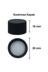 750 cc Şeffaf Standart Şişe Kapaklı (28mm)