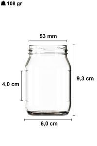 190 cc Kavanoz Metal Konserve Kapaklı (53mm)