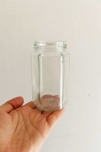 385 cc Altıgen Kavanoz Metal Konserve Kapaklı (63mm)